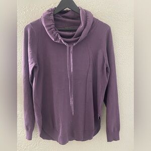 Lety & Me Purple Women's Cowl Neck Sweater Size‎ Medium